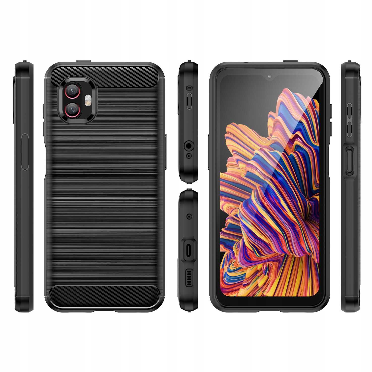 Spacecase Carbon Xcover 6 Pro Czarny