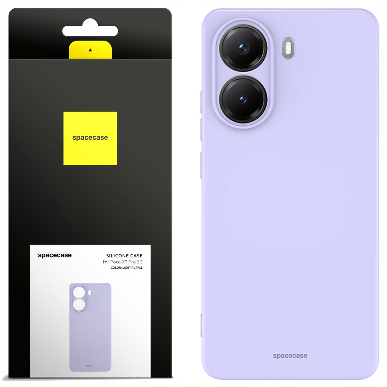 Spacecase Silicone Case 3.0 Poco X7 Pro 5G Light Purple