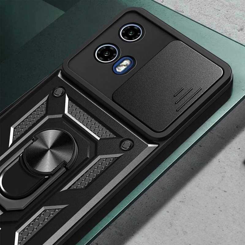 Spacecase Camring Motorola G04/G24/G24 Power black