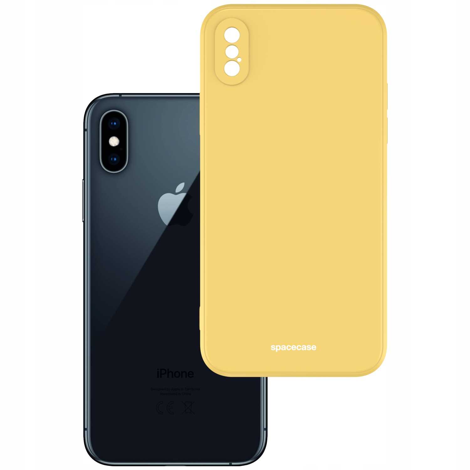 Spacecase Silicone Case iPhone X/Xs yellow
