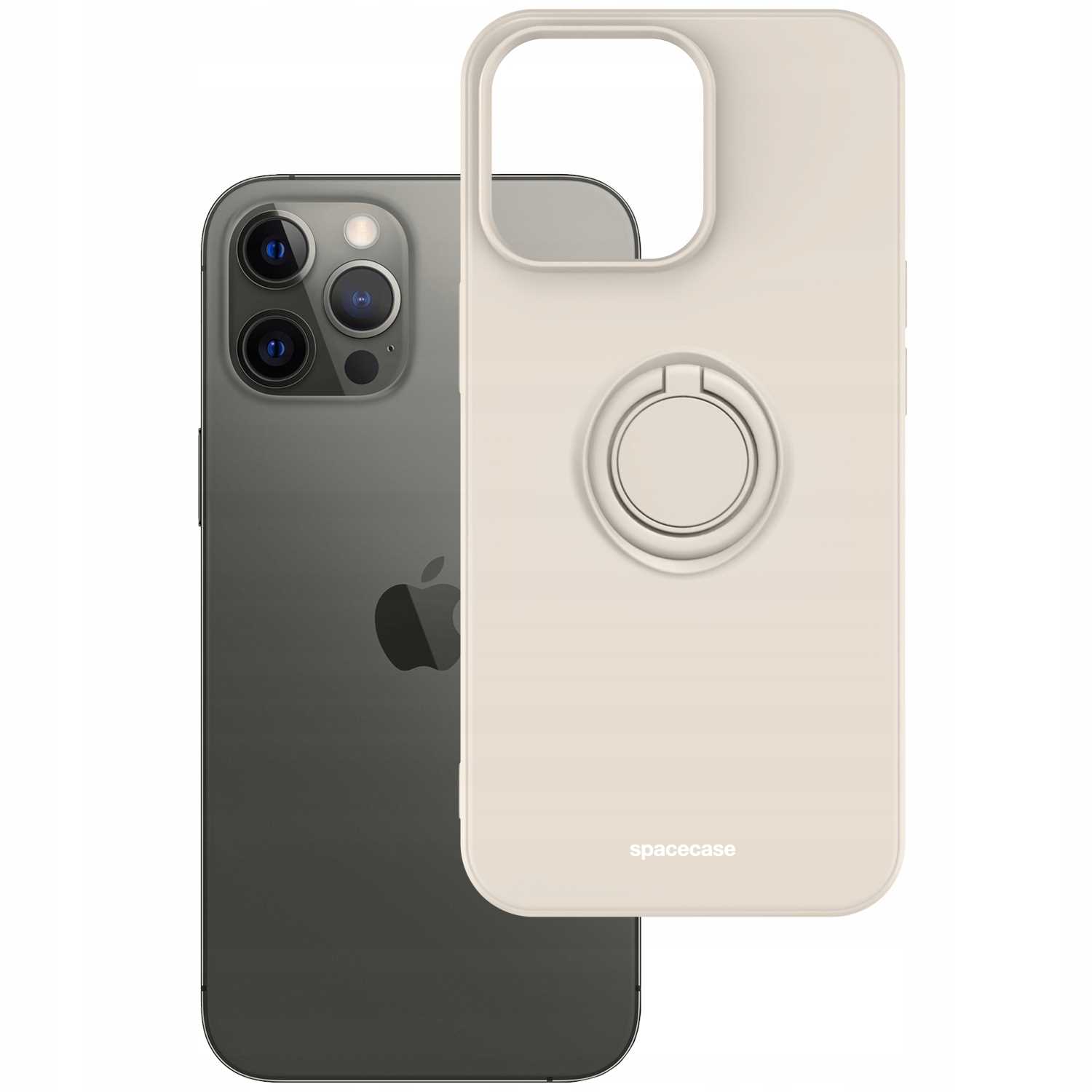 Spacecase Silicone Ring Iphone 13 Pro Max Bone