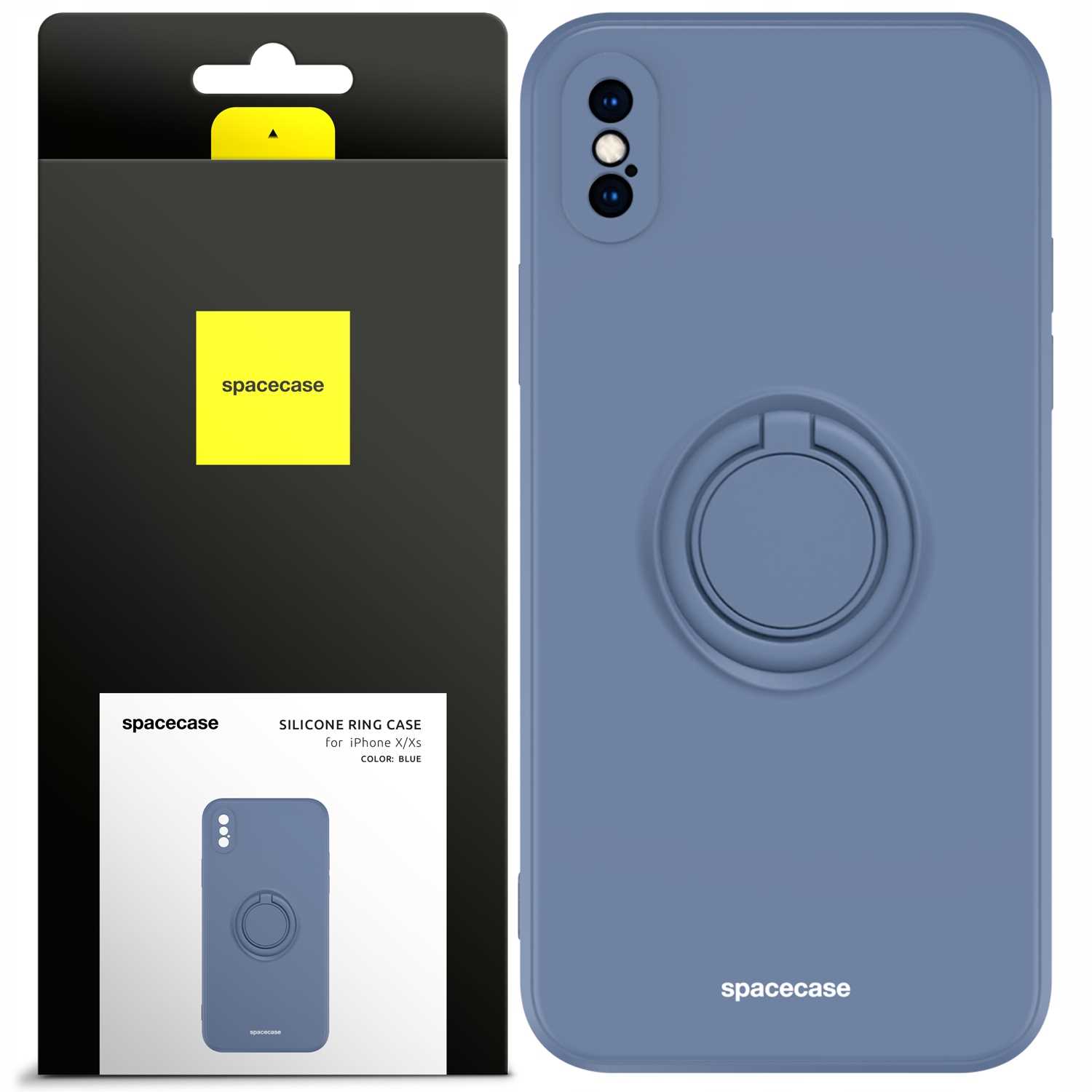 Spacecase Silicone Ring Iphone X/Xs Blue