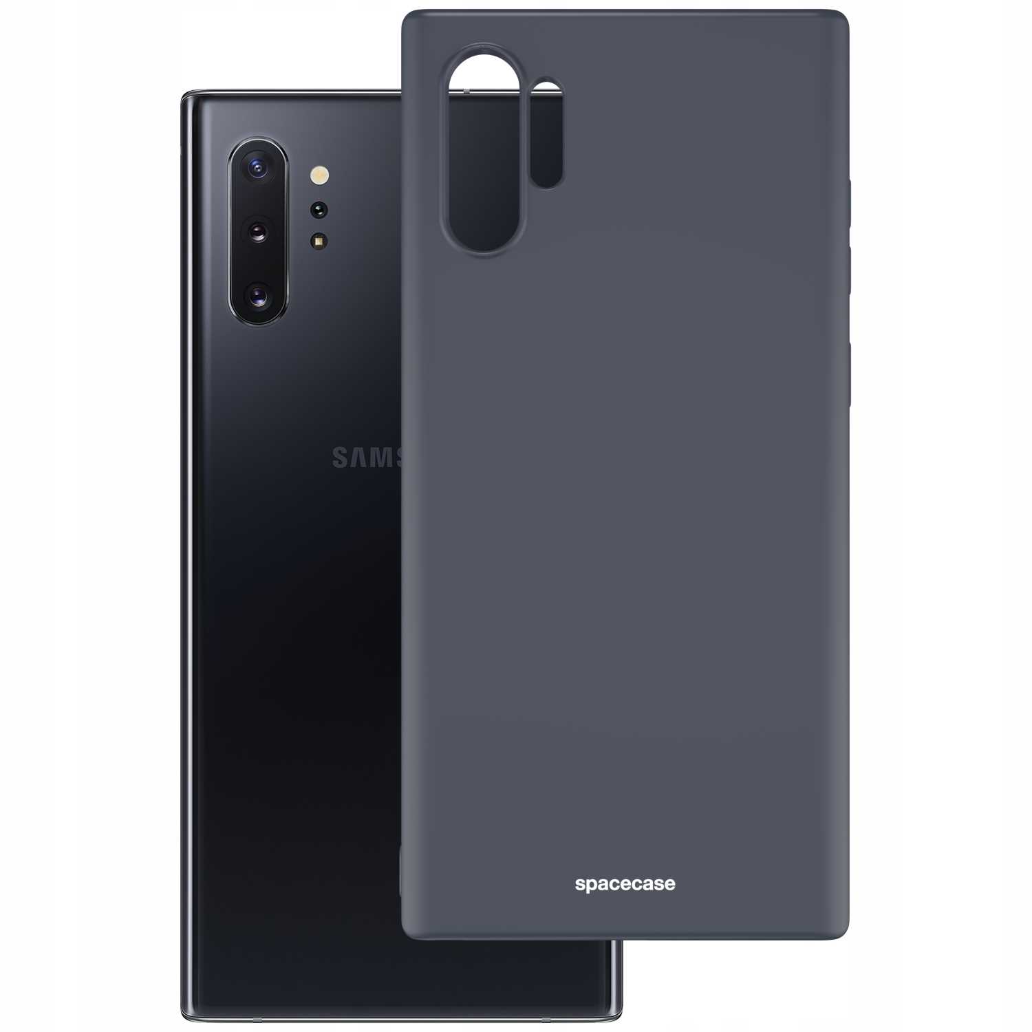 Spacecase Silicone Case Galaxy Note 10+ Black