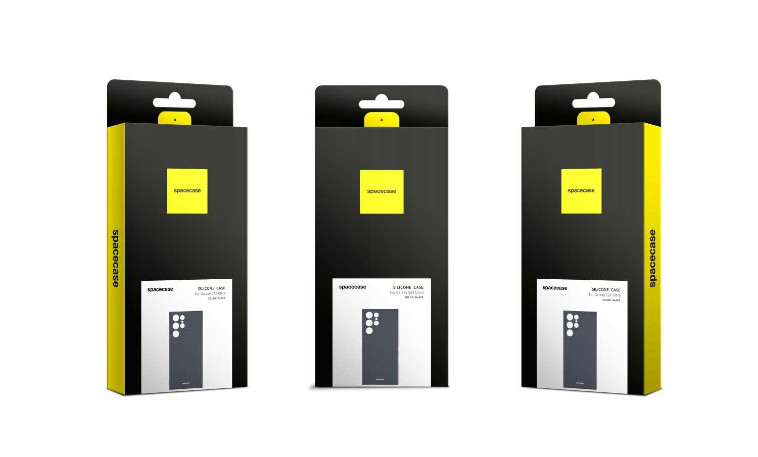 Spacecase Silicone Case Galaxy S22 Ultra black