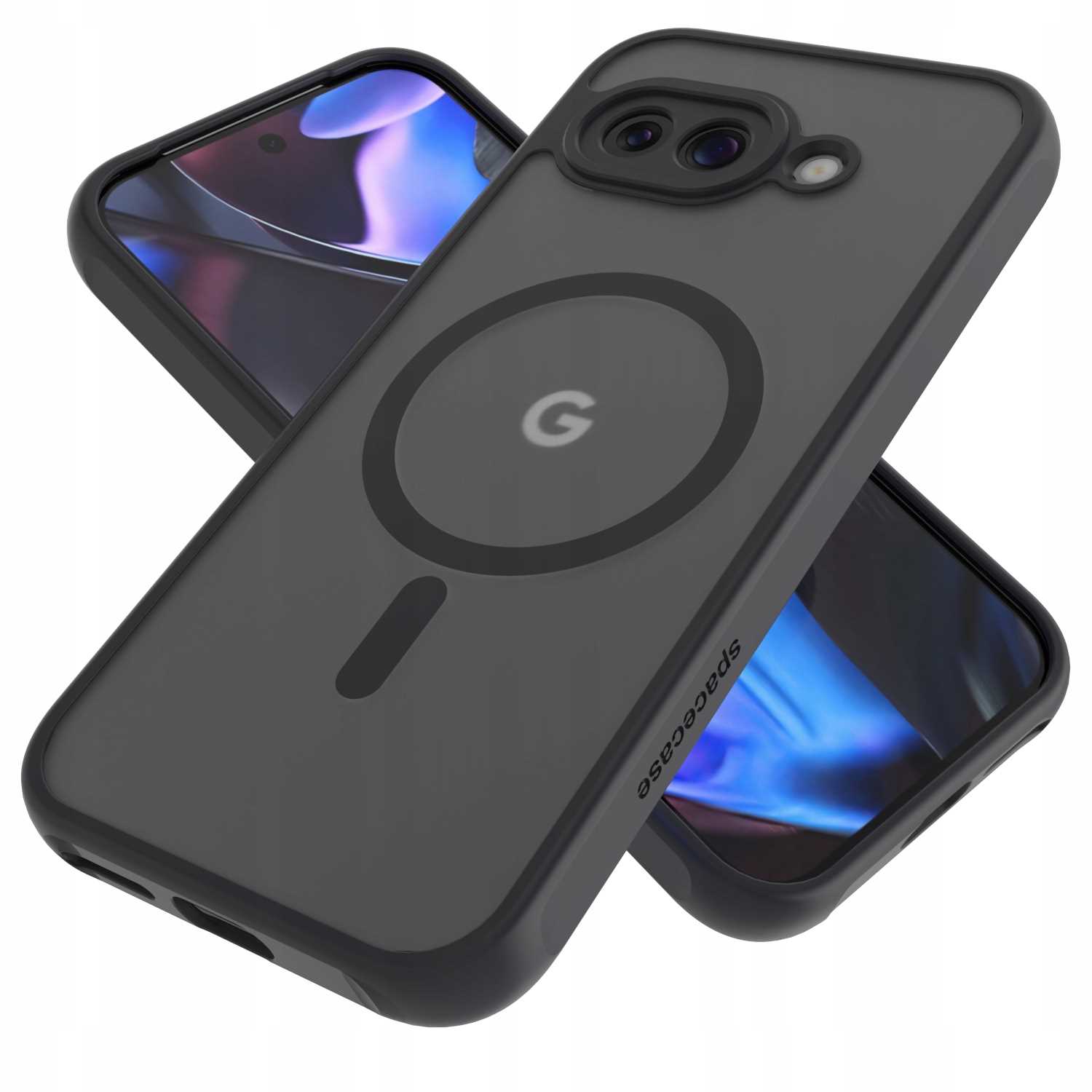 Spacecase Hybrid Mag Google Pixel 9A black