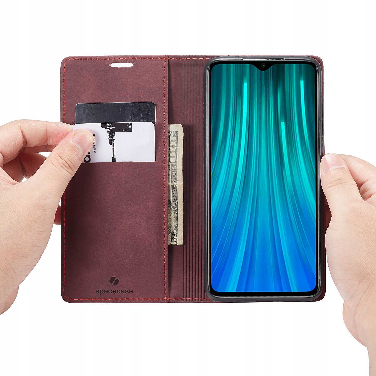 Spacecase Wallet Redmi Note 8 Pro Red