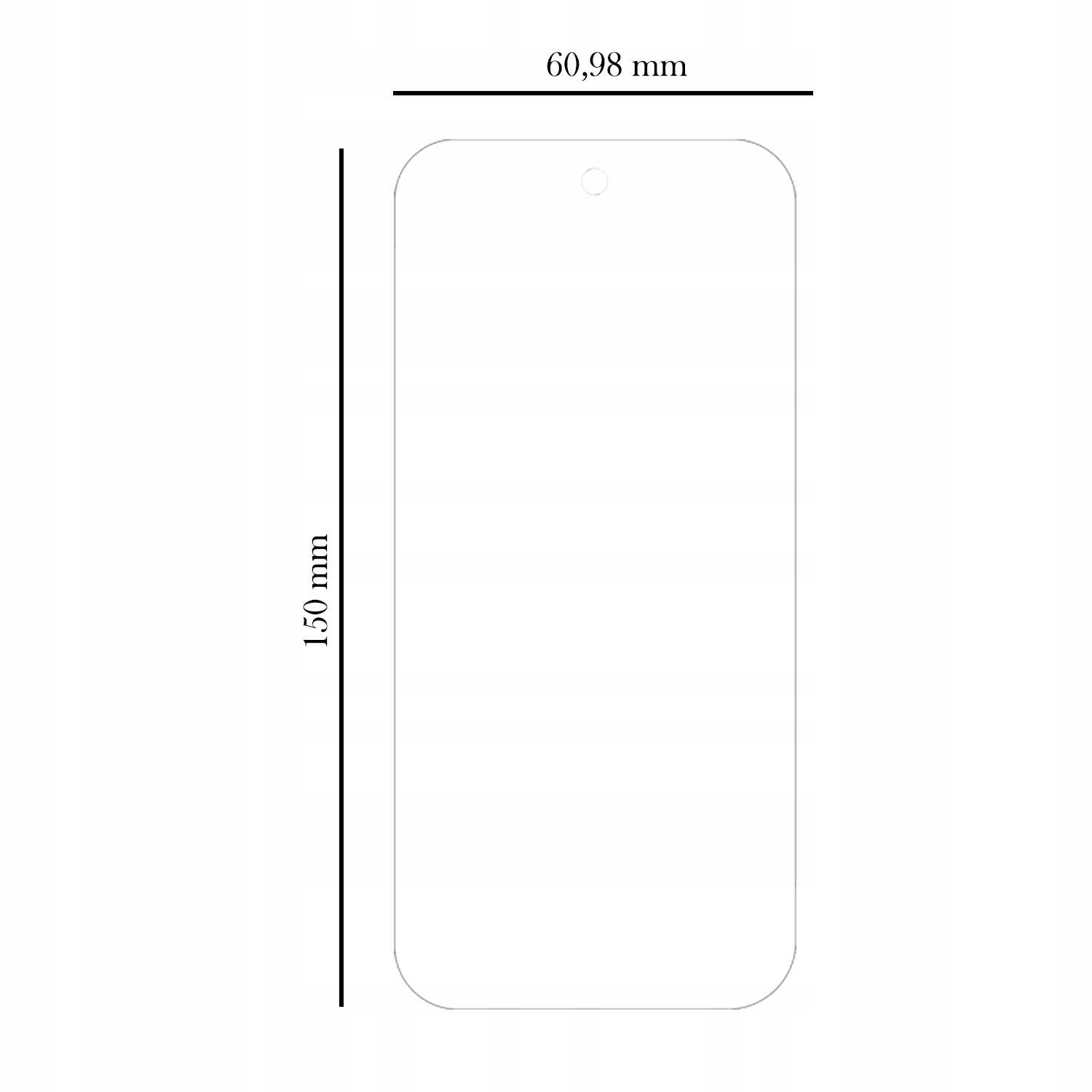 Spacecase Glass Clear 2.5D Google Pixel 9A