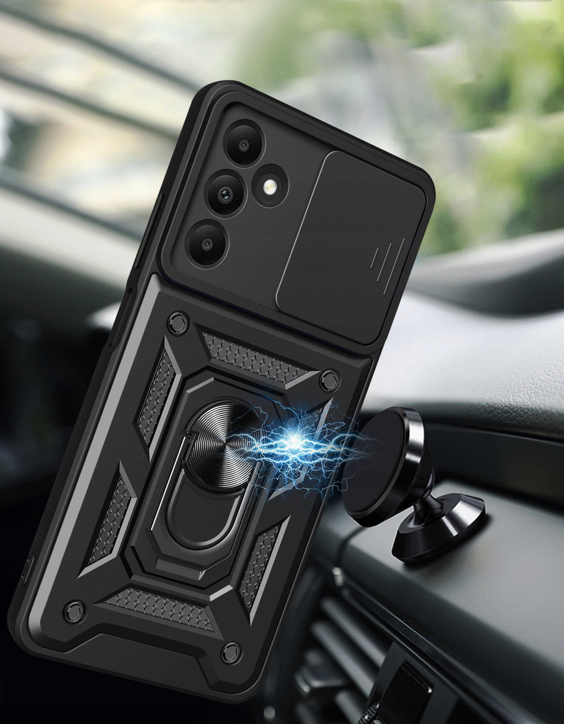 Spacecase Camring Galaxy M55 5G Black