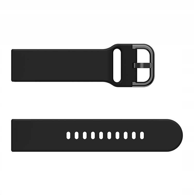 Spacecase Silicone Band 22mm black