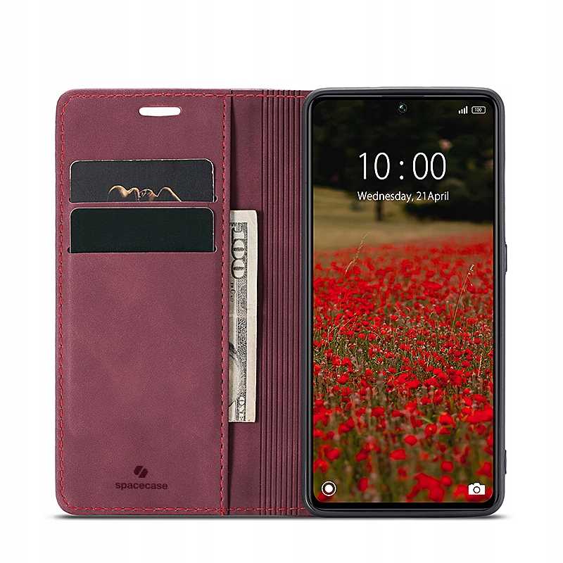 Spacecase Wallet Poco X6 / Rm Note 13 Pro 5G Red