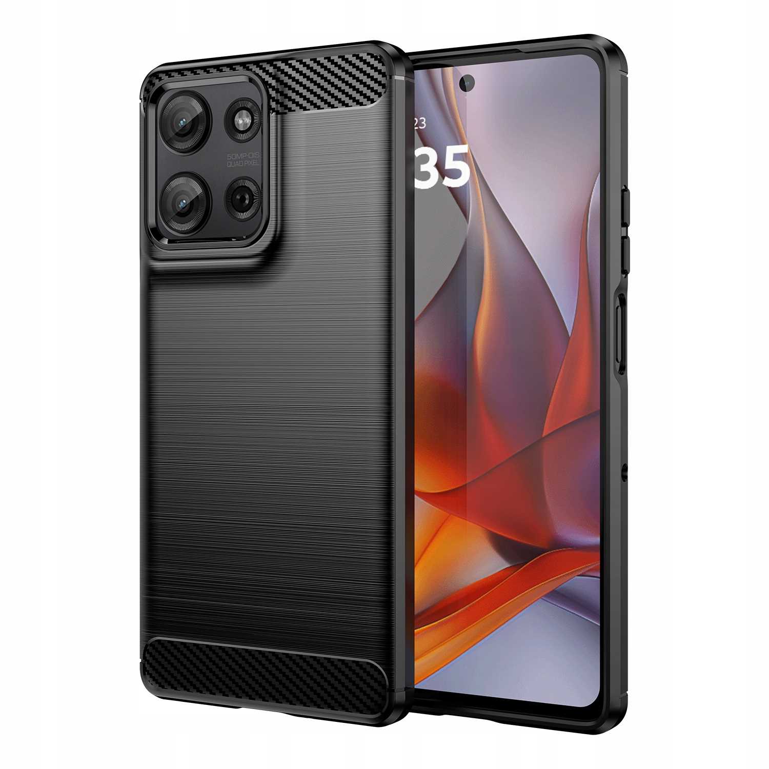 Spacecase Carbon Motorola G75 black