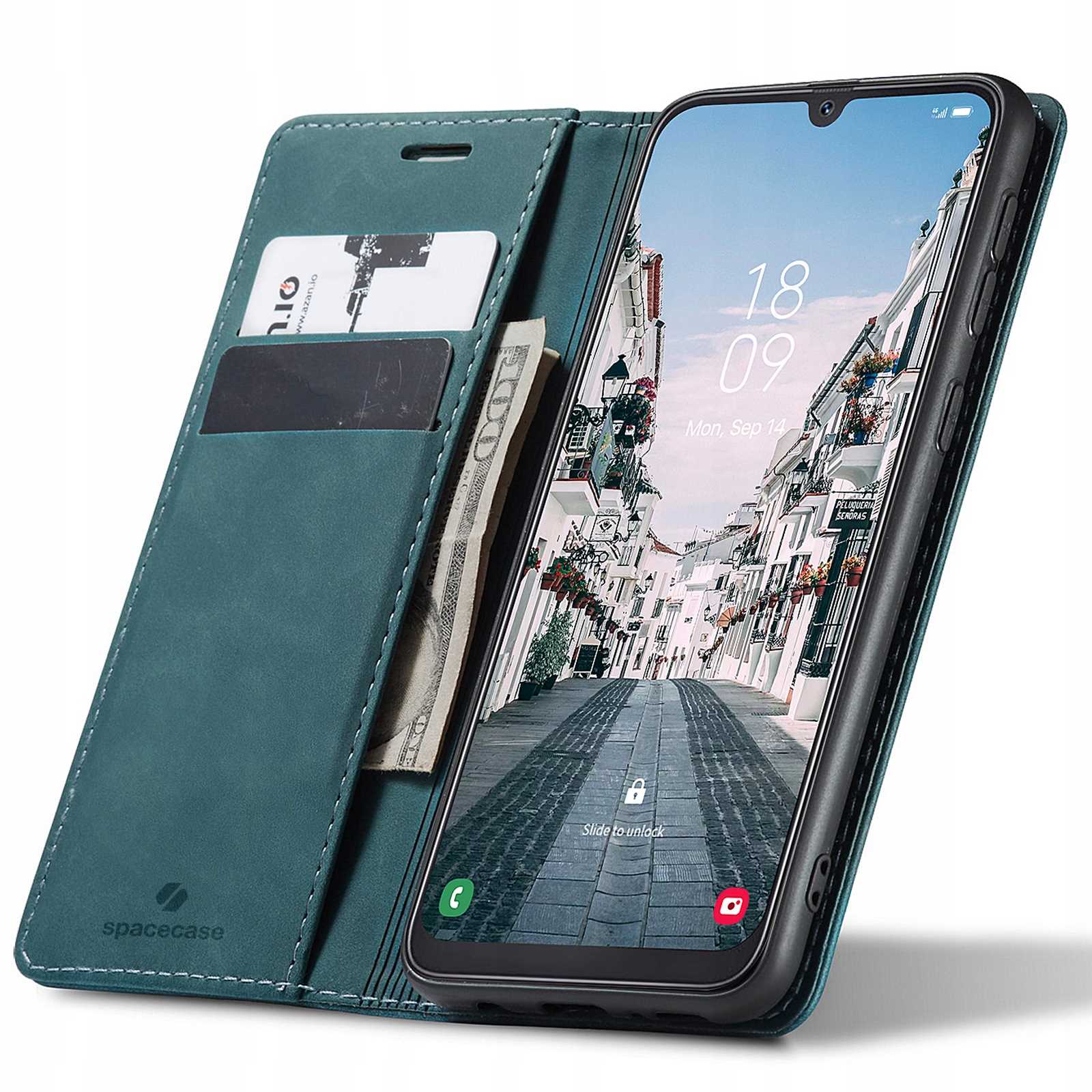 Spacecase Wallet Galaxy A50 Blue