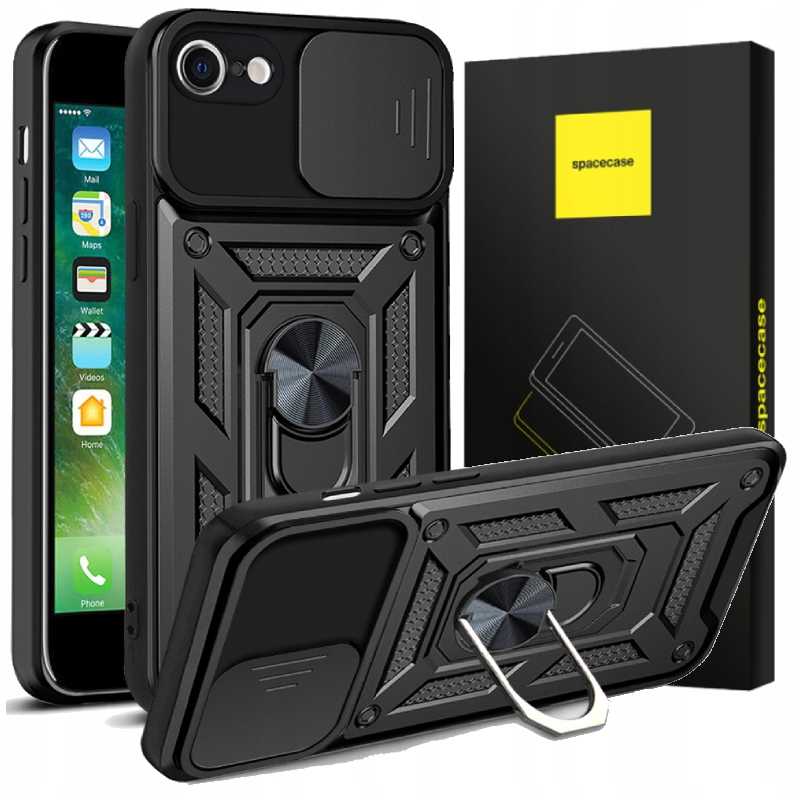 Spacecase Camring iPhone 7/8/SE black