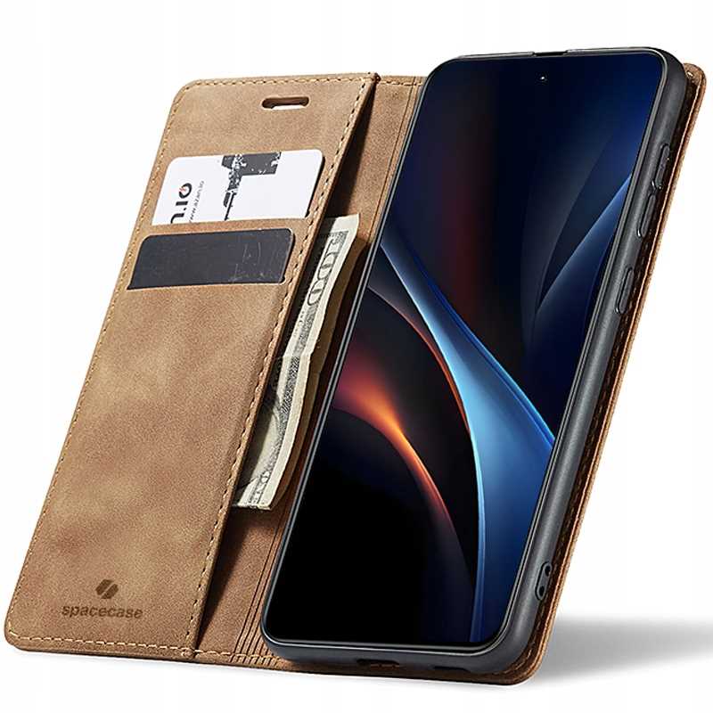 Spacecase Wallet Galaxy S25 Ultra light brown