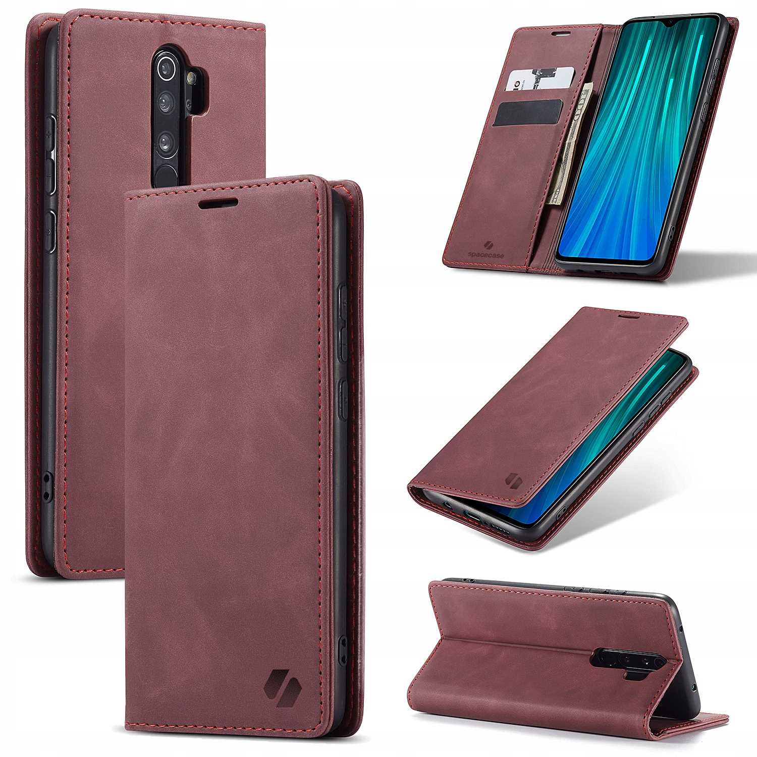 Spacecase Wallet Redmi Note 8 Pro Red