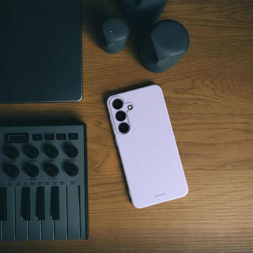 Spacecase Silicone Case 3.0 Galaxy S25 FE light purple