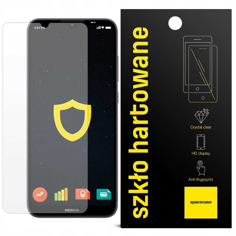 Spacecase Glass 2.5D Nokia C10/C20