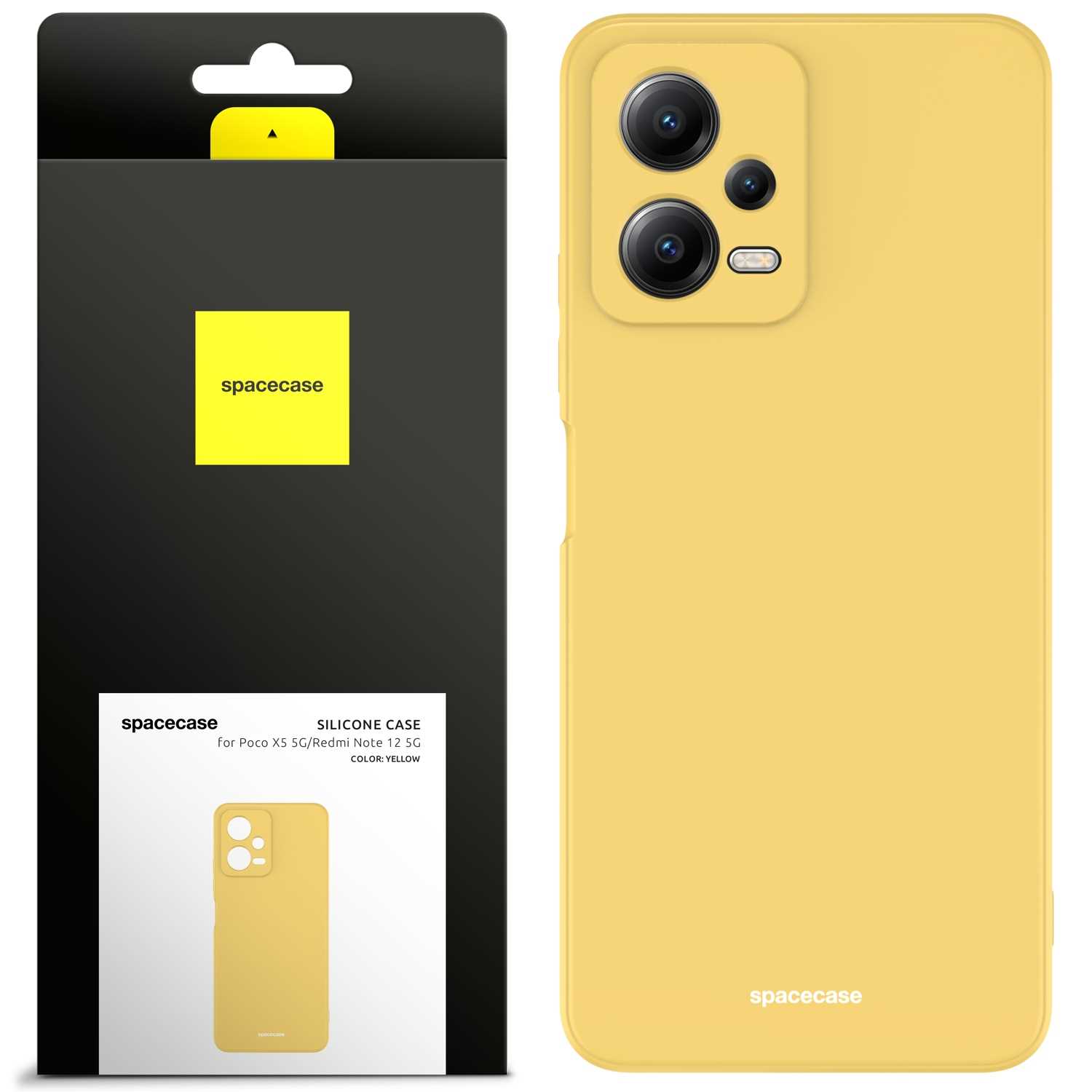 Spacecase Silicone Case Poco X5 5G/Redmi Note 12 5G Yello