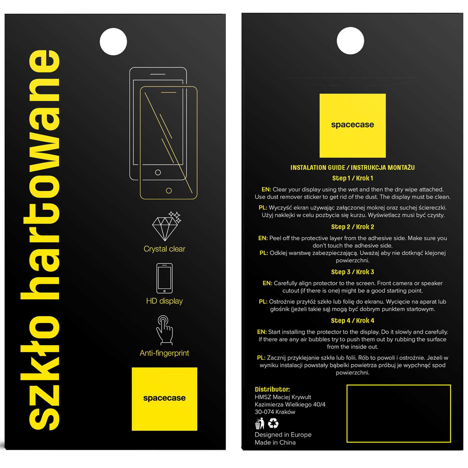 Spacecase Glass 5D Huawei P Smart 2019