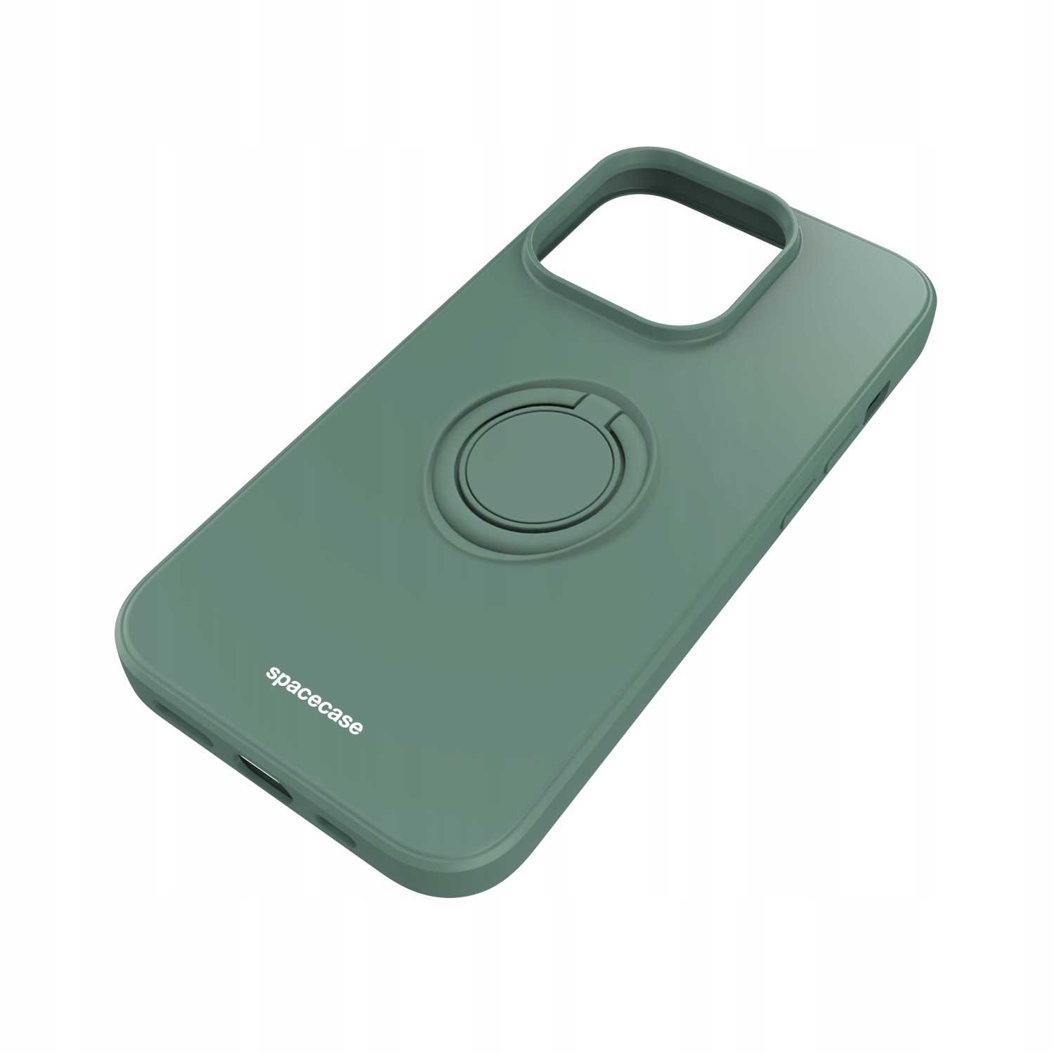 Spacecase Silicone Ring iPhone 14 Pro dark green