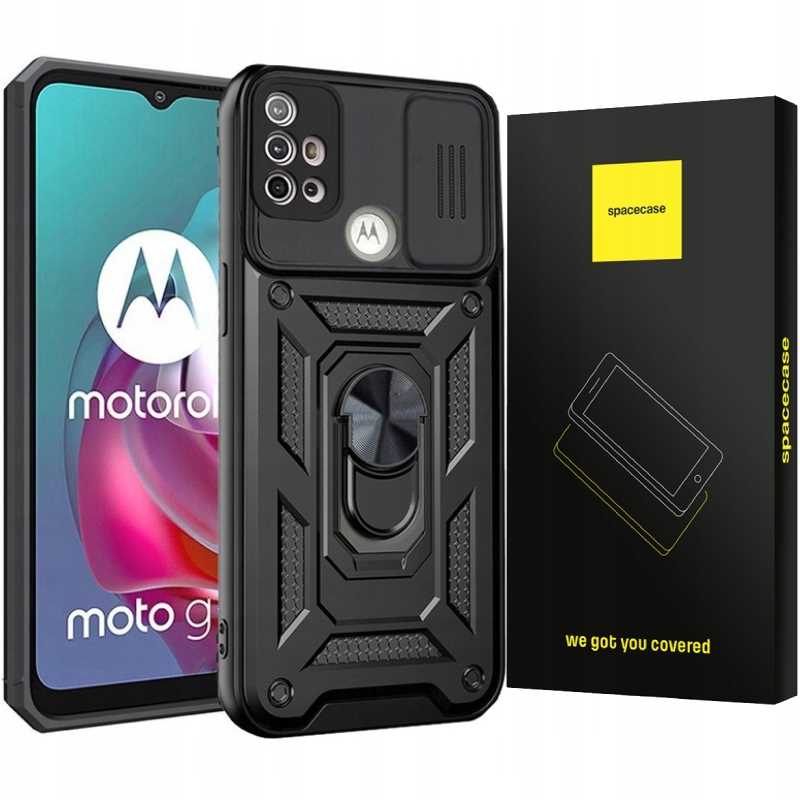 Spacecase Camring Moto G10/G30 black