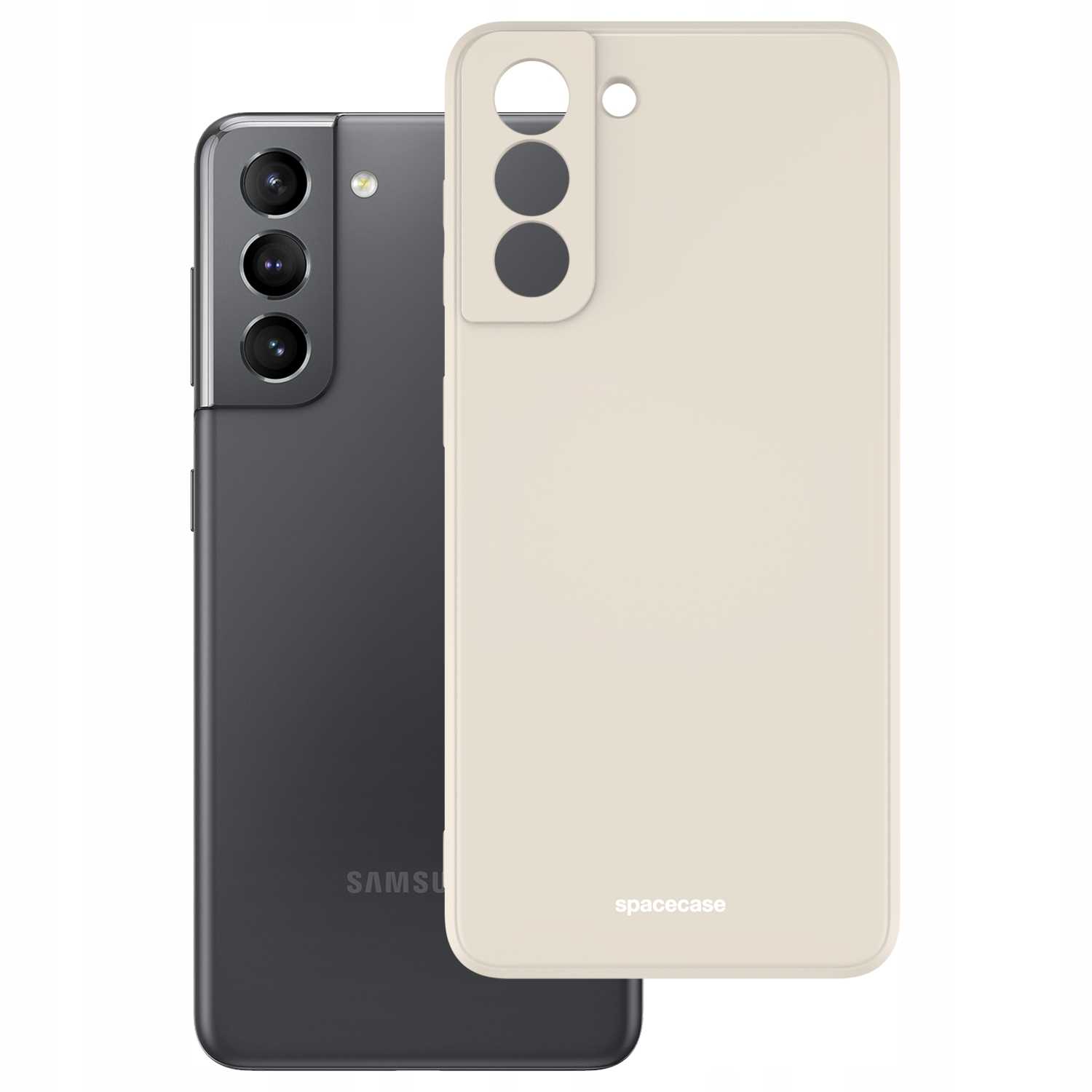 Spacecase Silicone Case Galaxy S21 Bone