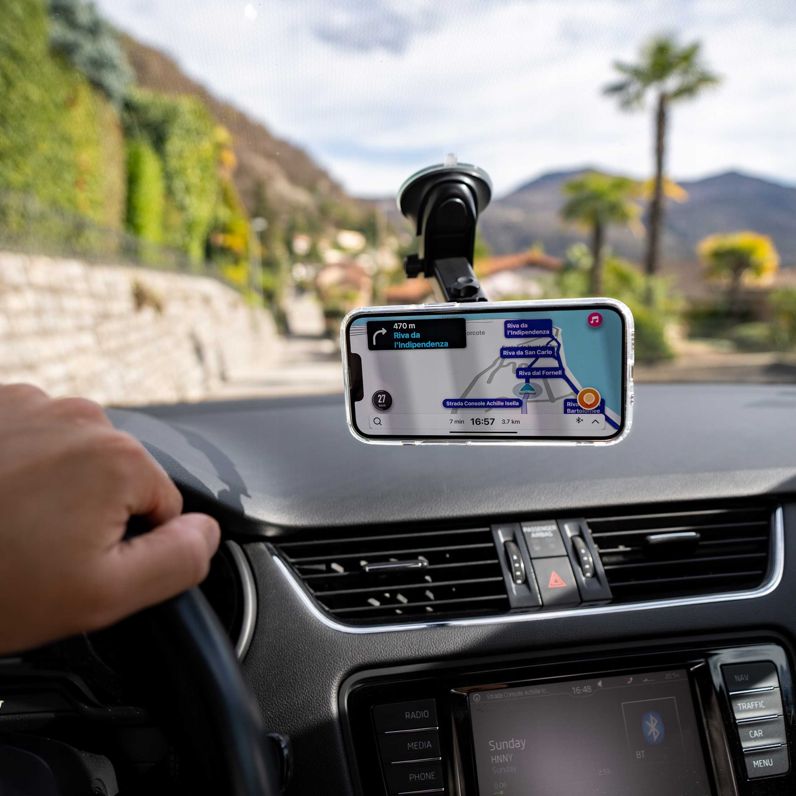 Spacecase Car Holder SC10 Dash/Windshield Magnetic black