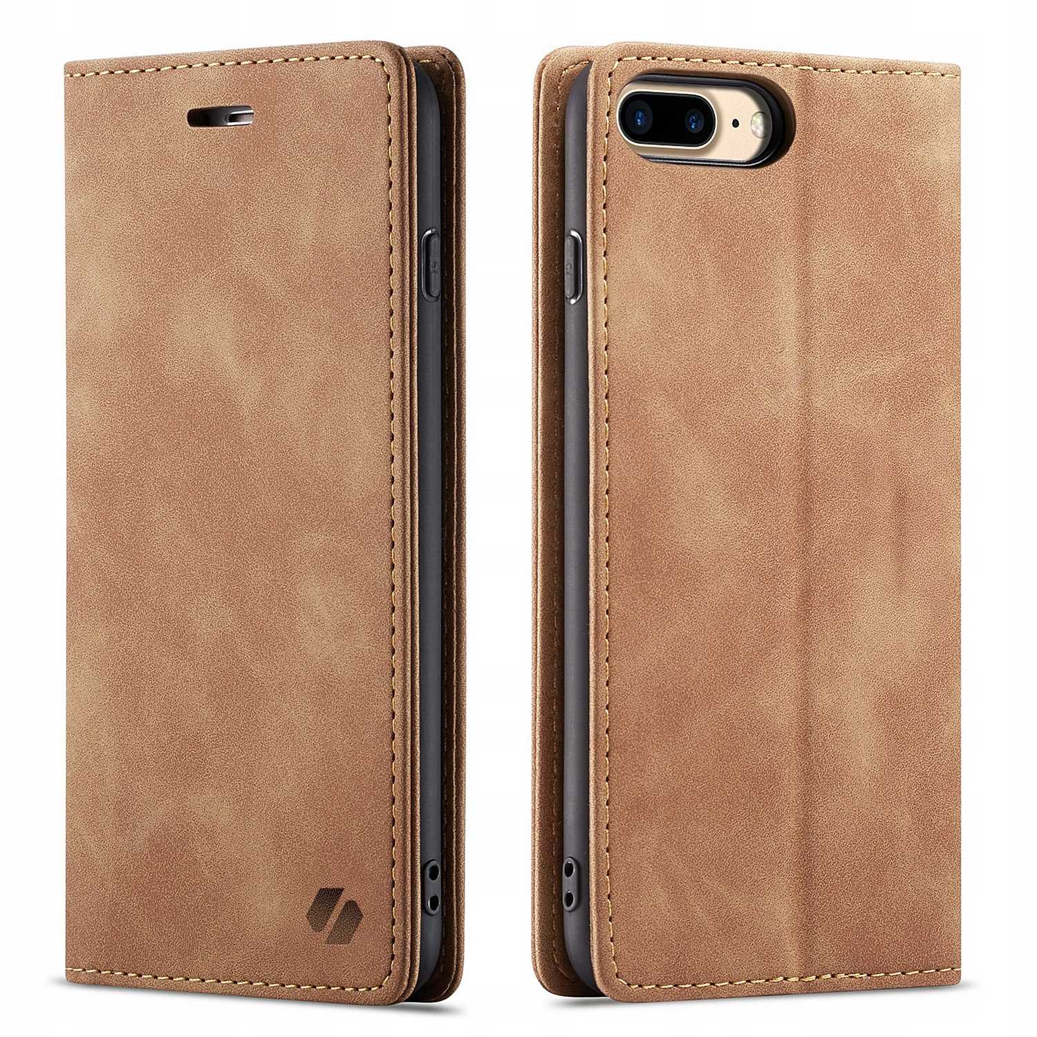 Spacecase Wallet Iphone 7/8 Plus Light Brown