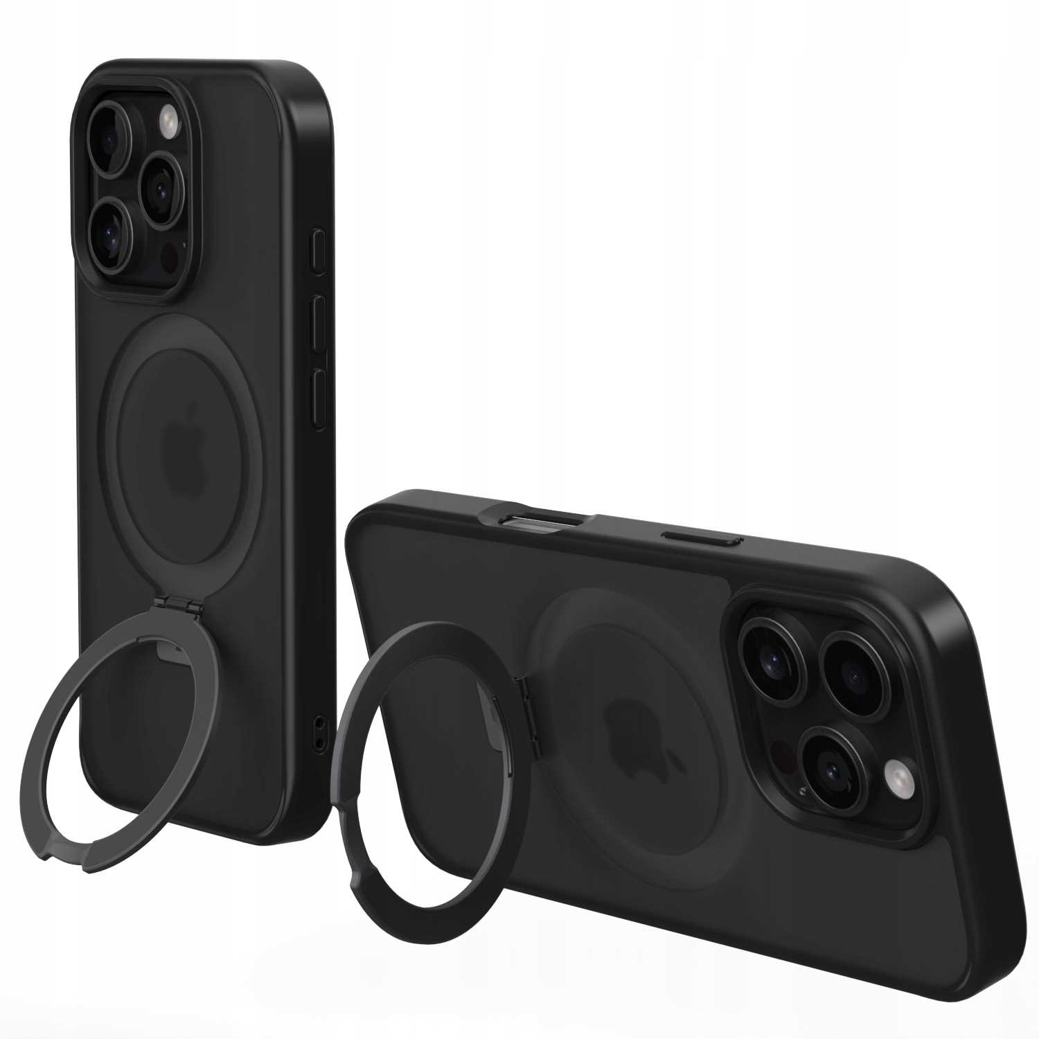 Spacecase Ring Pro Mag Iphone 16 Pro Black