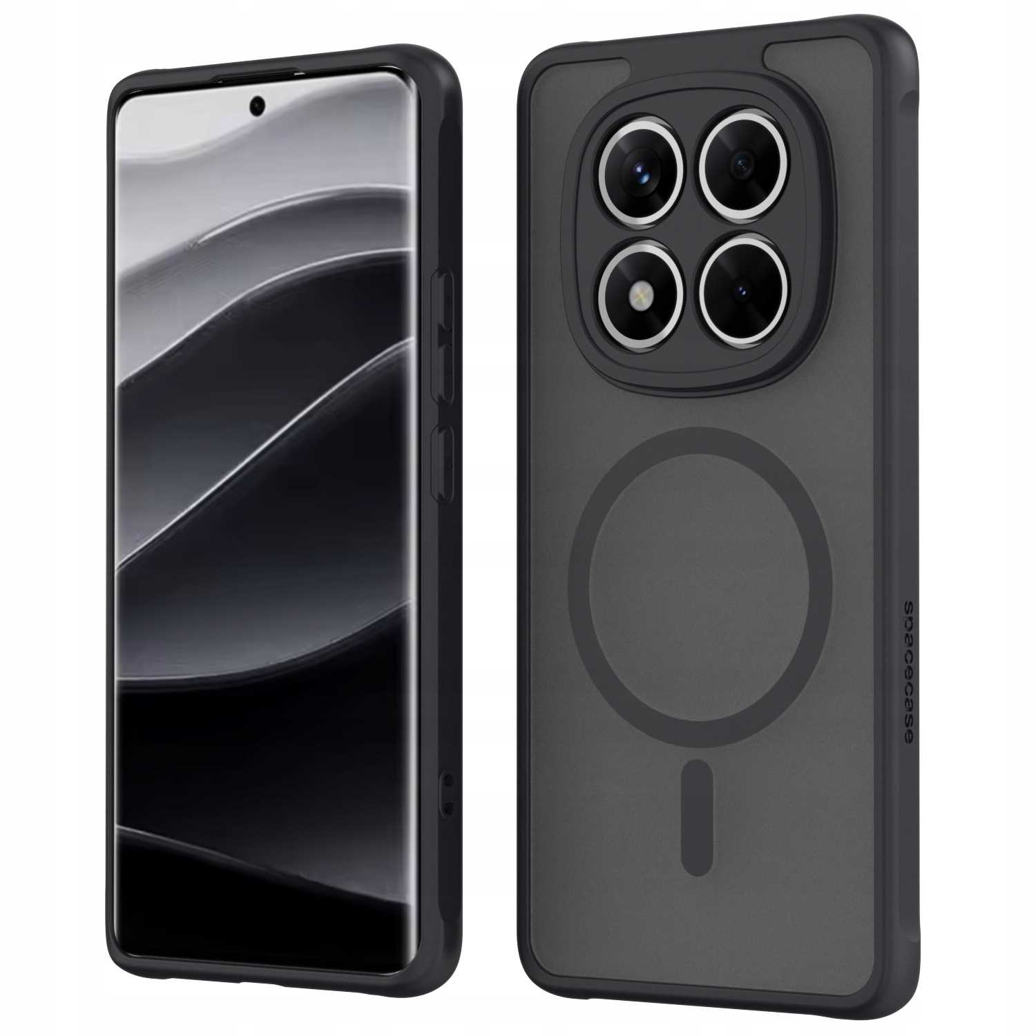 Spacecase Hybrid Mag Poco X7 5G / Redmi Note 14 Pro 5G Black