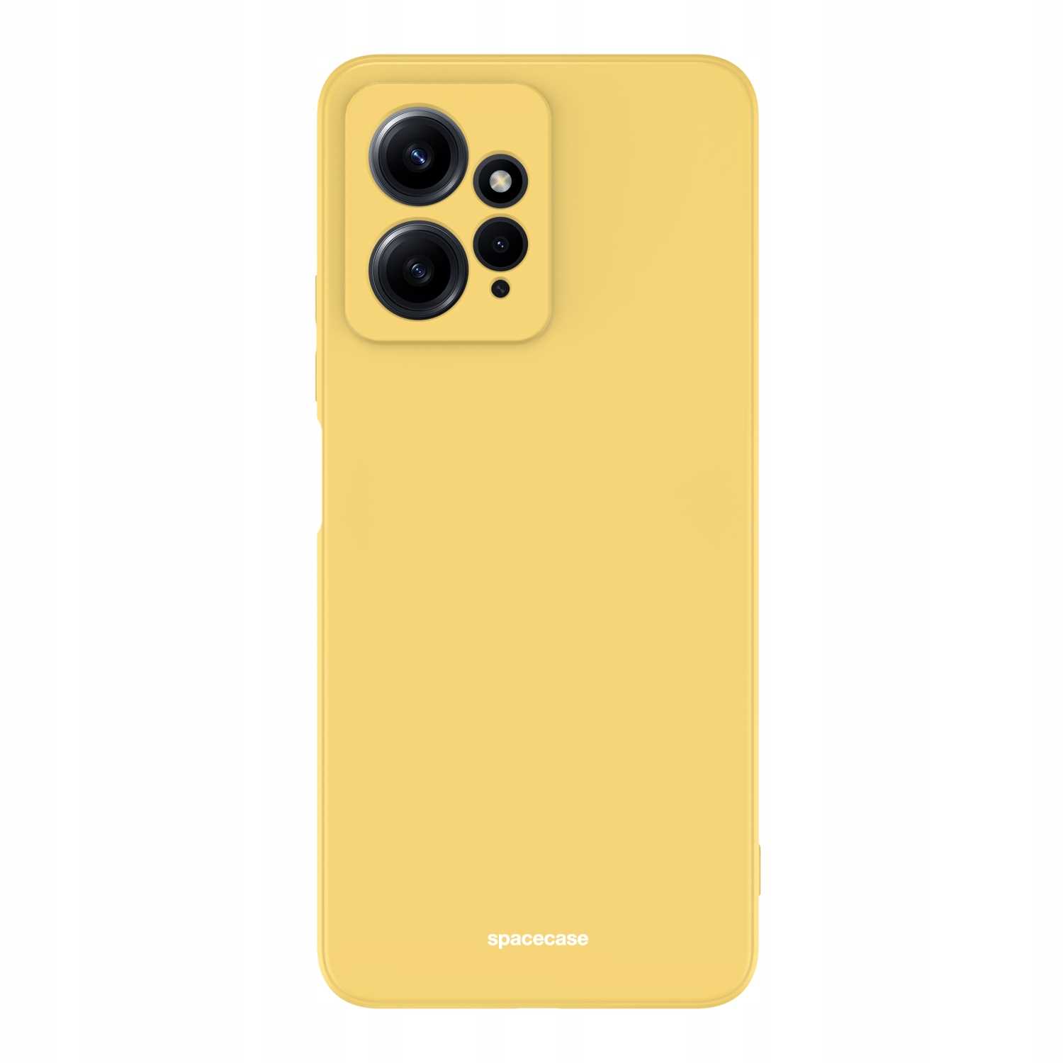 Spacecase Silicone Case Redmi Note 12 4G yellow