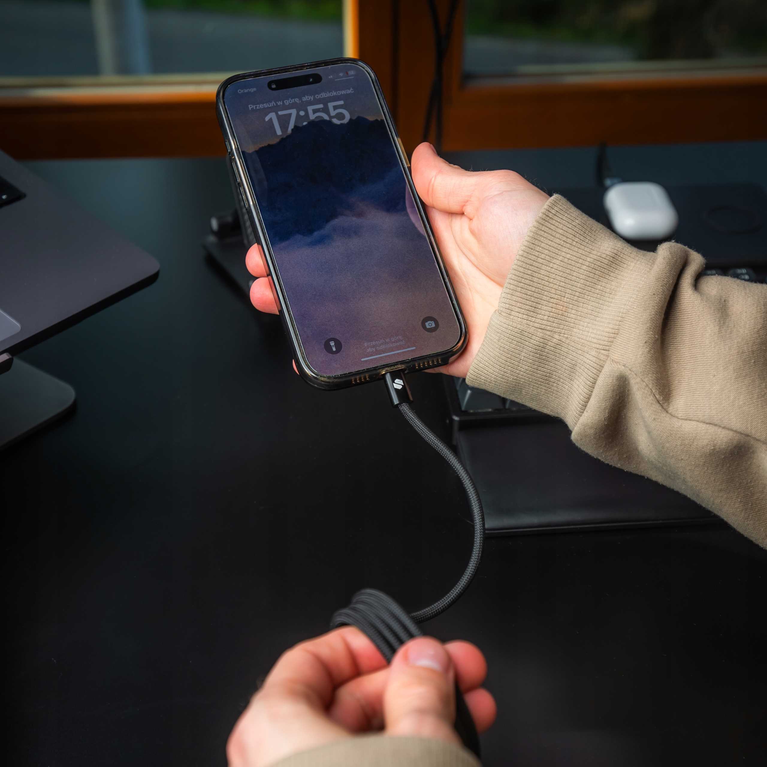 Spacecase Usb-C To Lightning Magnetic Cable 1M 20W Cl09 B