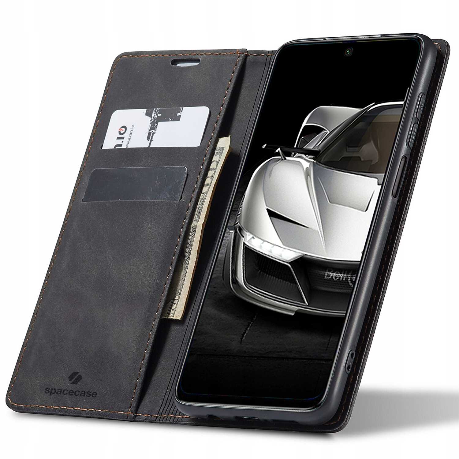 Spacecase Wallet Redmi Note 9S/9 Pro black