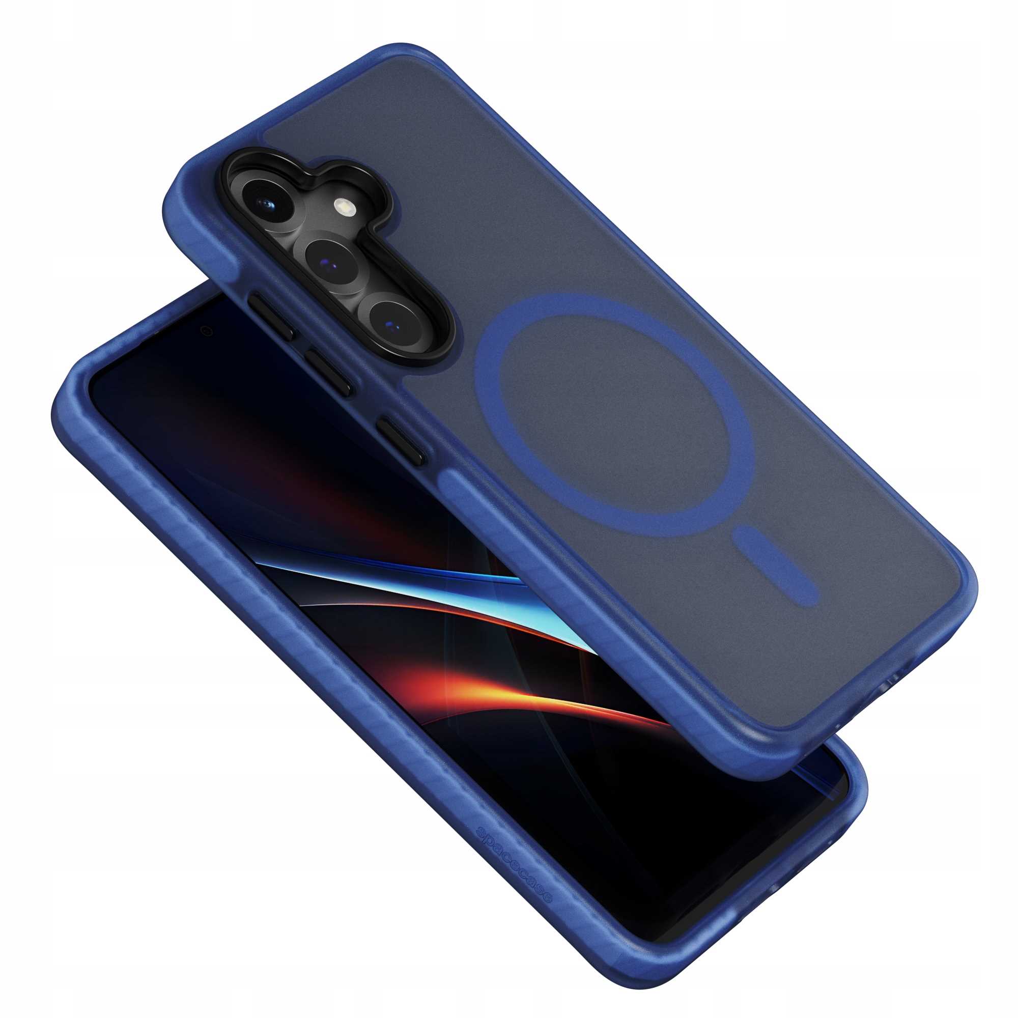 Spacecase Hybrid Fusion Mag Galaxy S25 blue