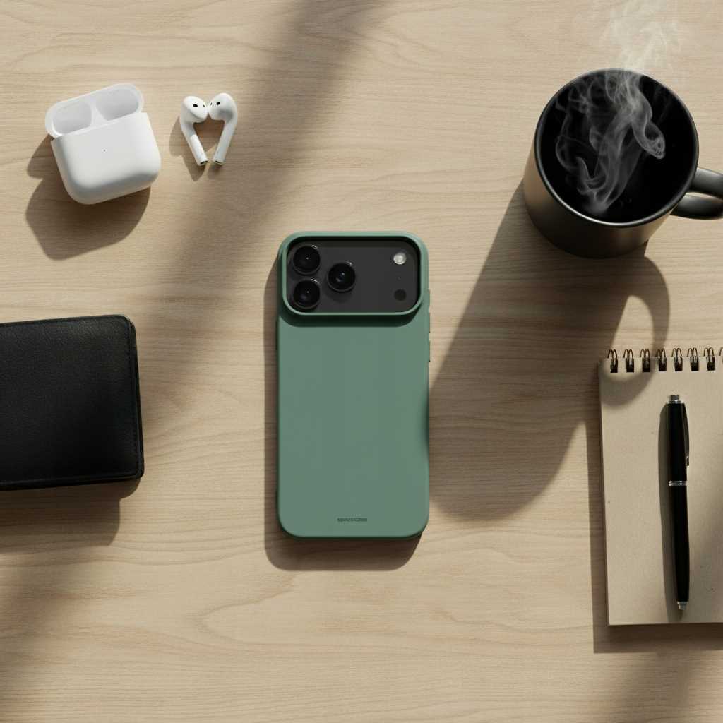 Spacecase Silicone Case 3.0 Iphone 17 Pro Max Dark Green