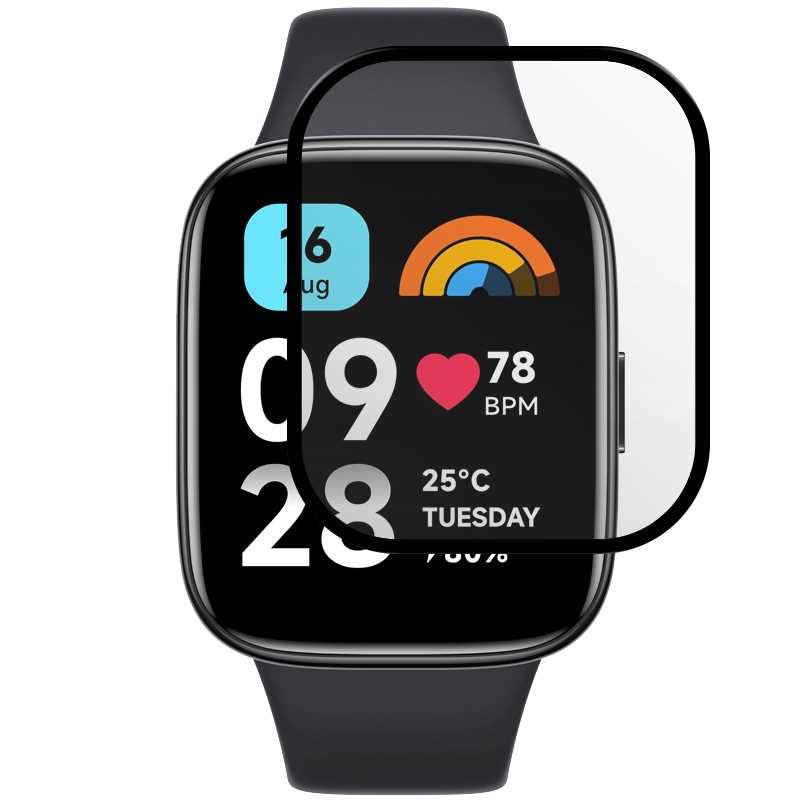 Spacecase Hybrid Glass Redmi Watch 3 Active