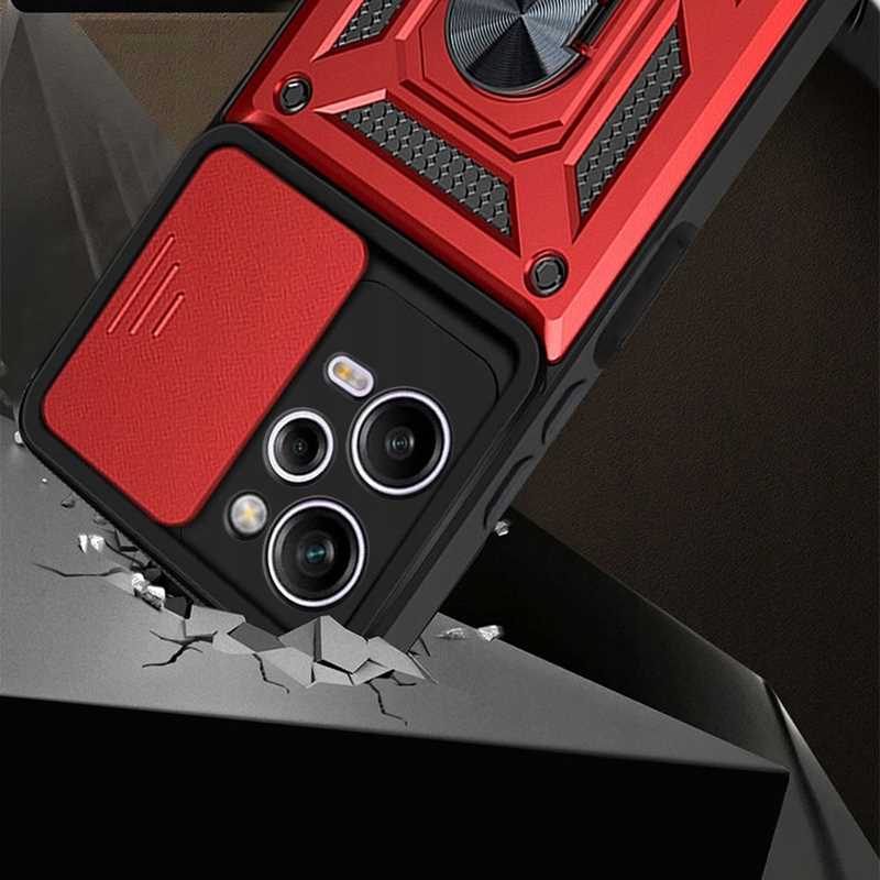 Spacecase Camring Poco X5 Pro/Note 12 Pro Red