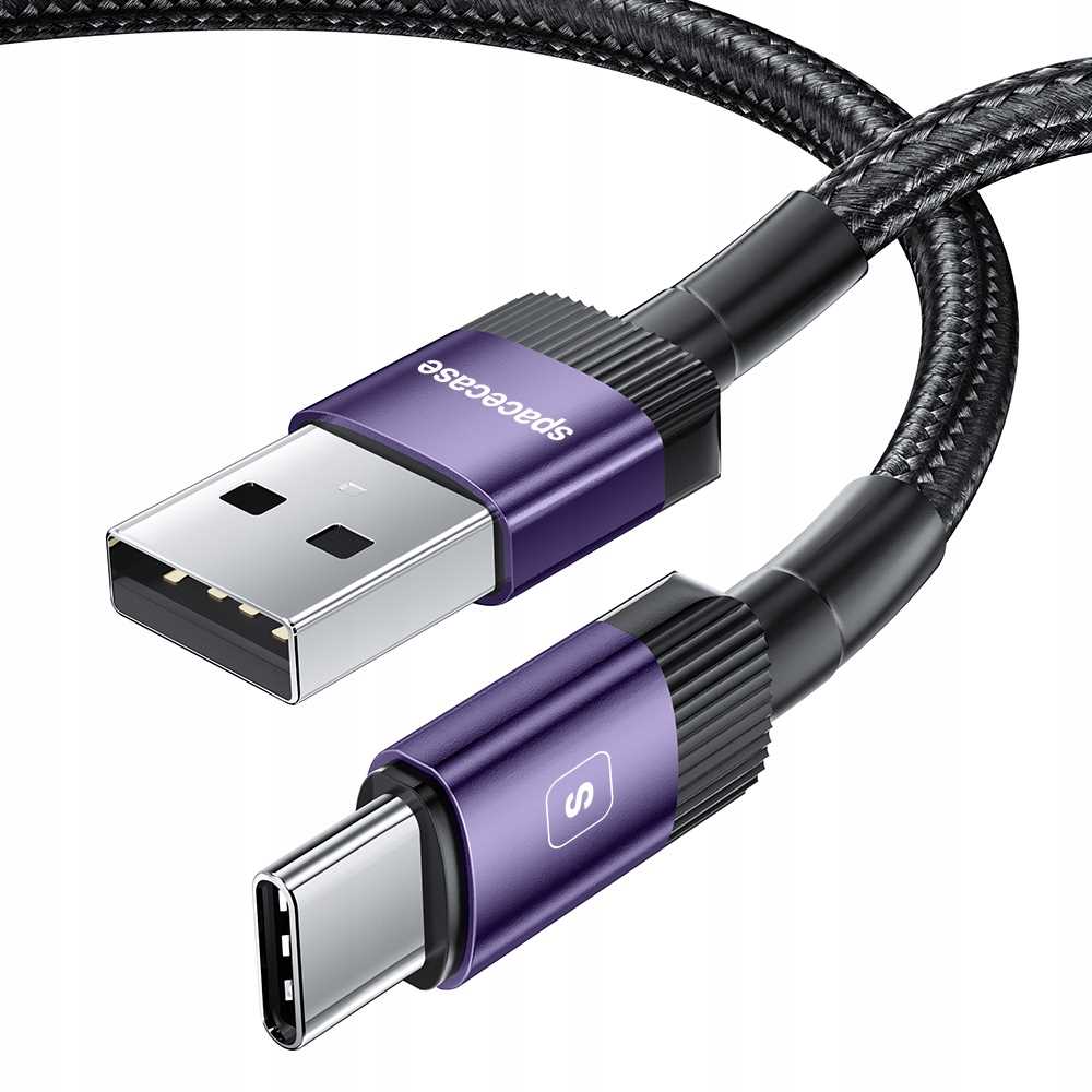 Spacecase Usb-C Cable 1M 3A Purple