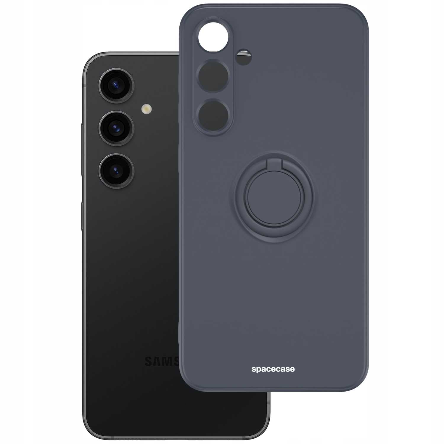 Spacecase Silicone Ring Galaxy S23 FE black