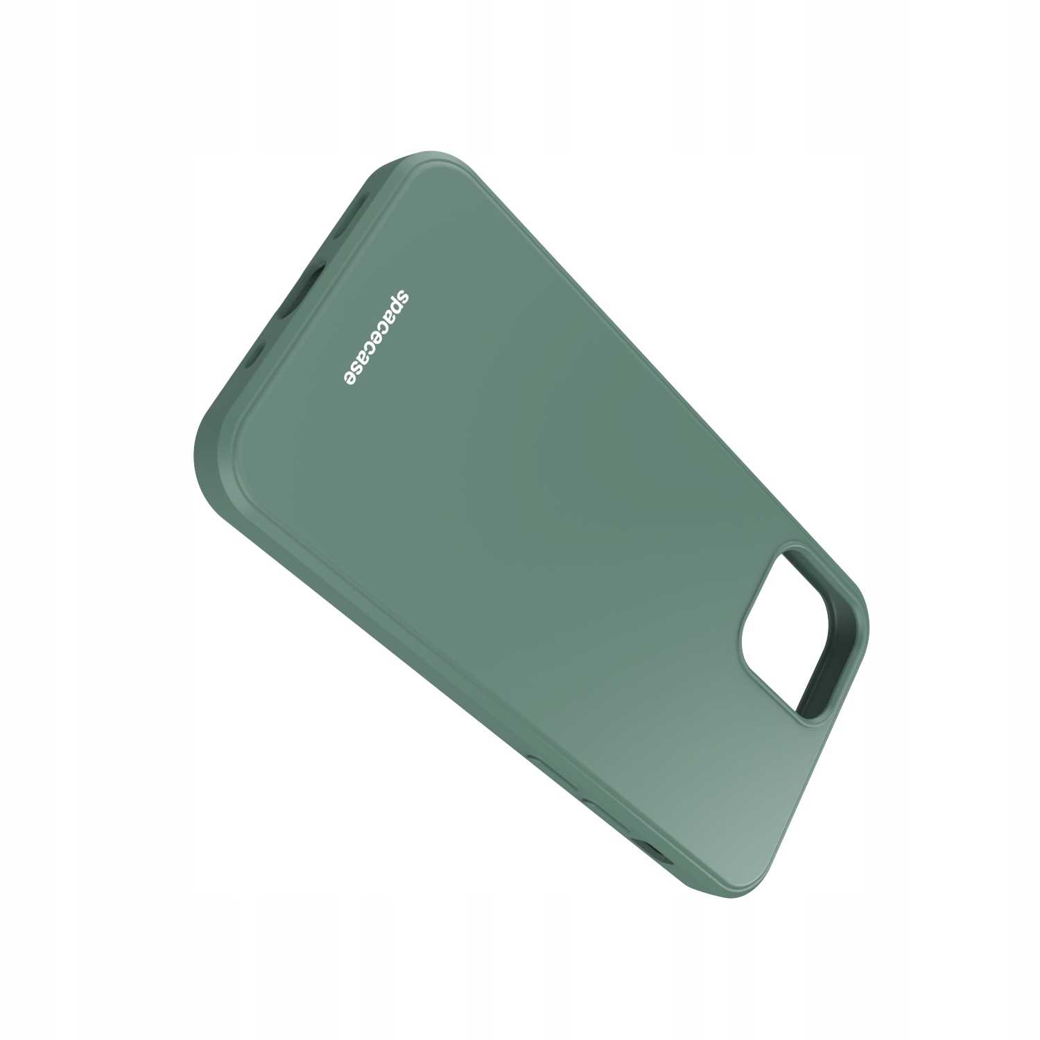 Spacecase Silicone Case iPhone 12 Mini dark green