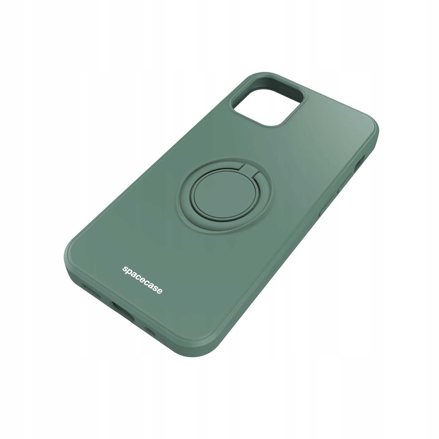 Spacecase Silicone Ring iPhone 12 Mini dark green