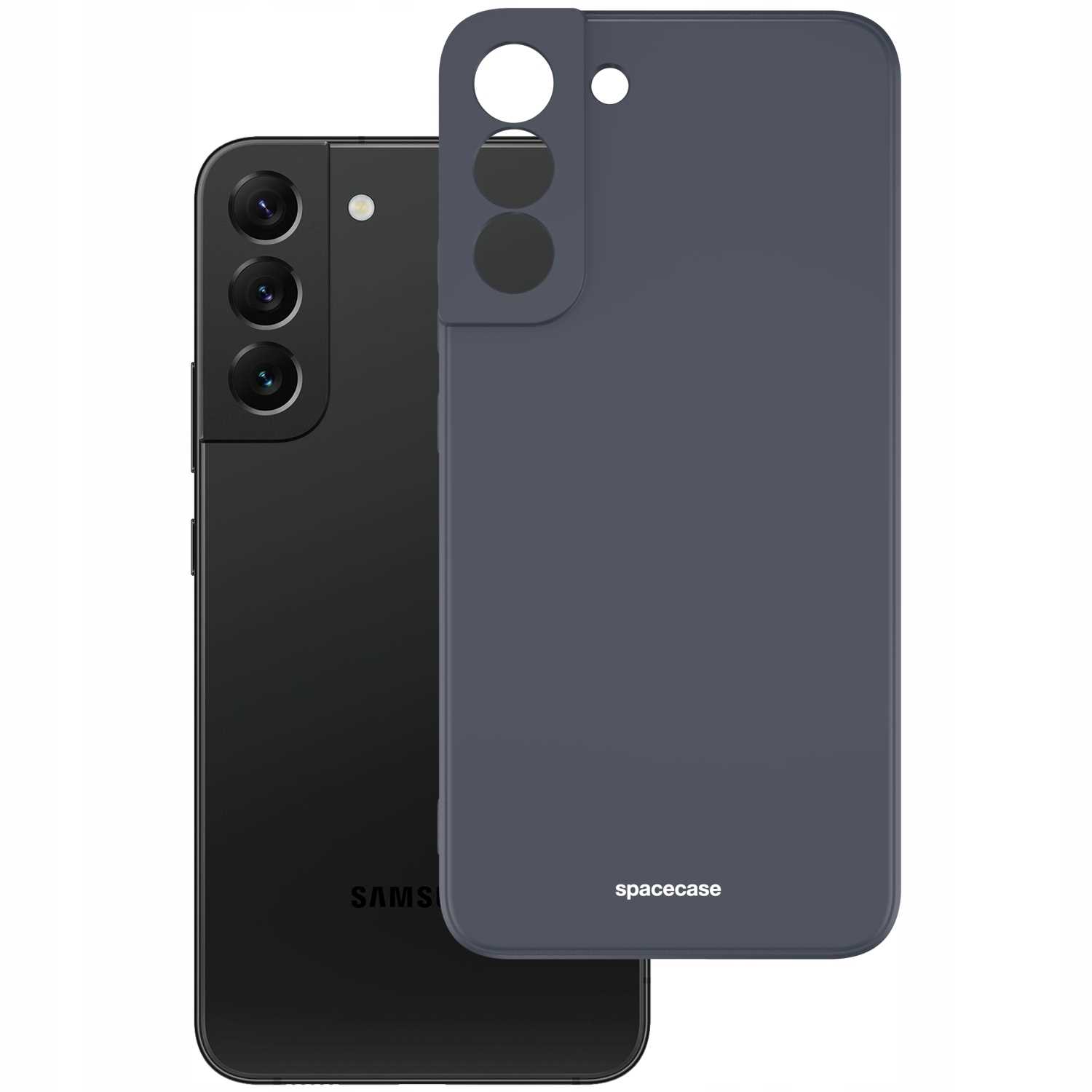 Spacecase Silicone Case Galaxy S22+ Black