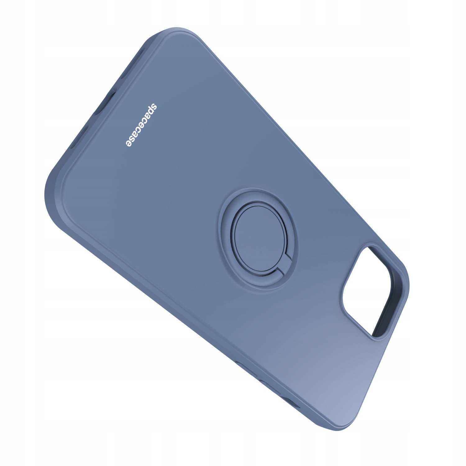 Spacecase Silicone Ring iPhone 12 Pro Max blue