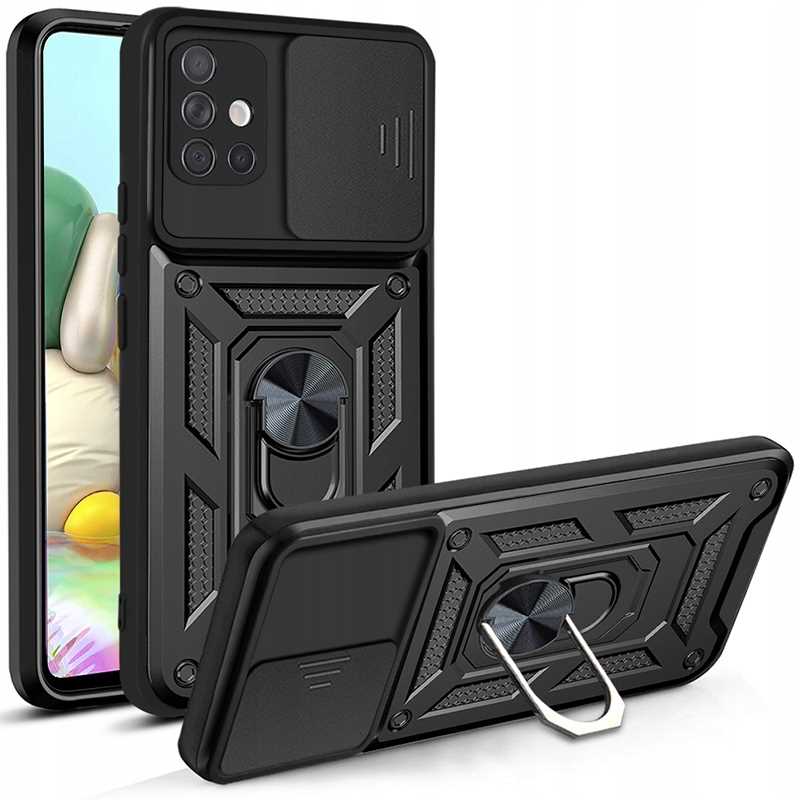 Spacecase Camring Galaxy A71 black