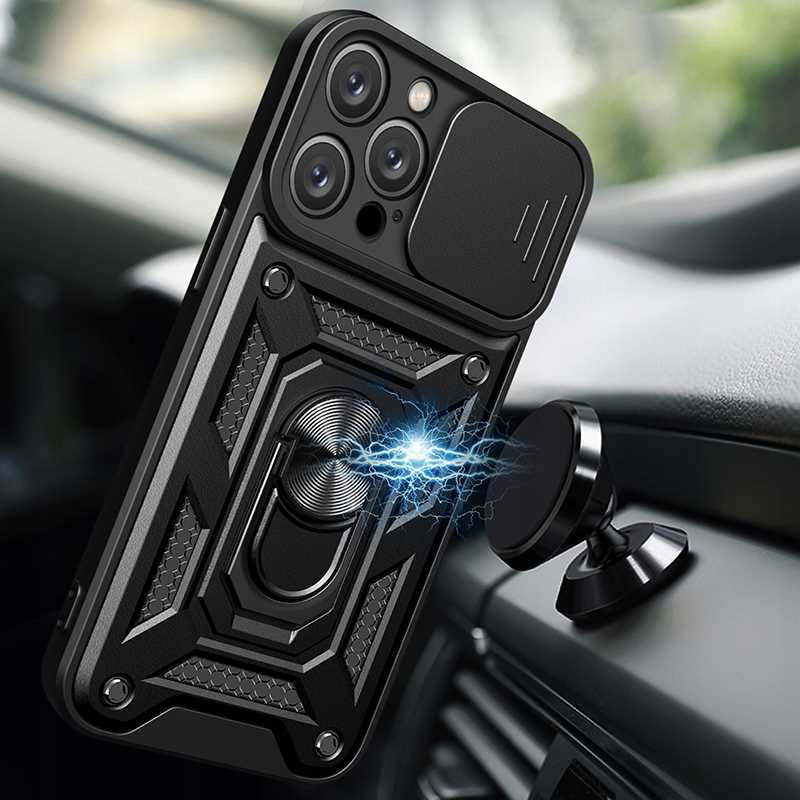 Spacecase Camring iPhone 15 Pro max black