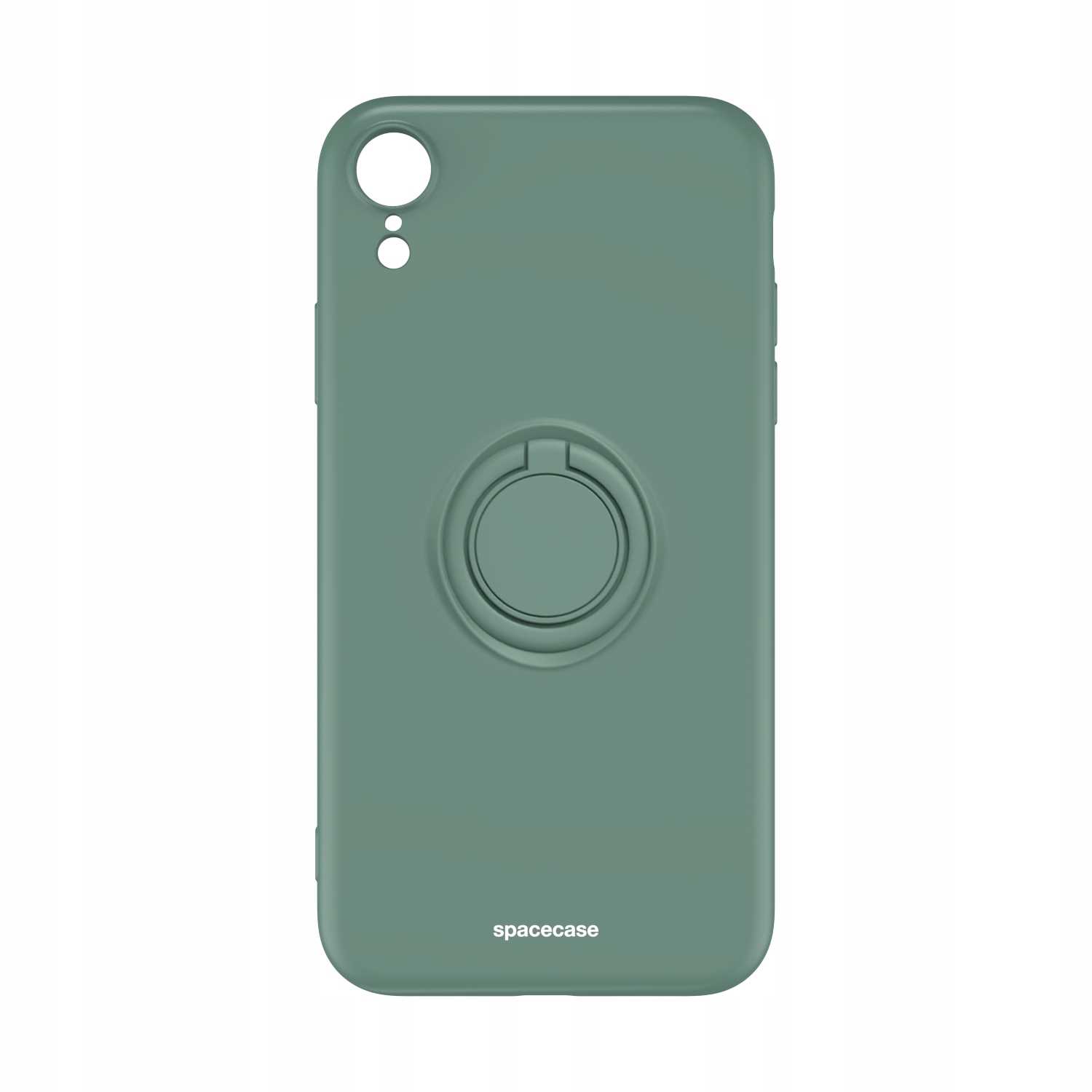 Spacecase Silicone Ring iPhone Xr dark green