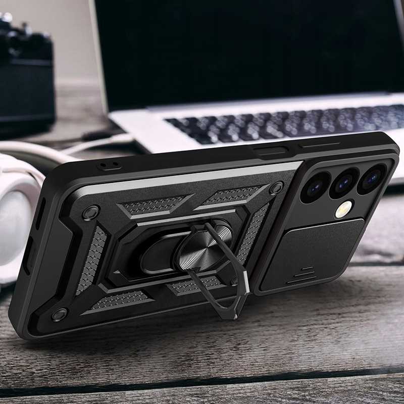 Spacecase Camring Galaxy S24 Black