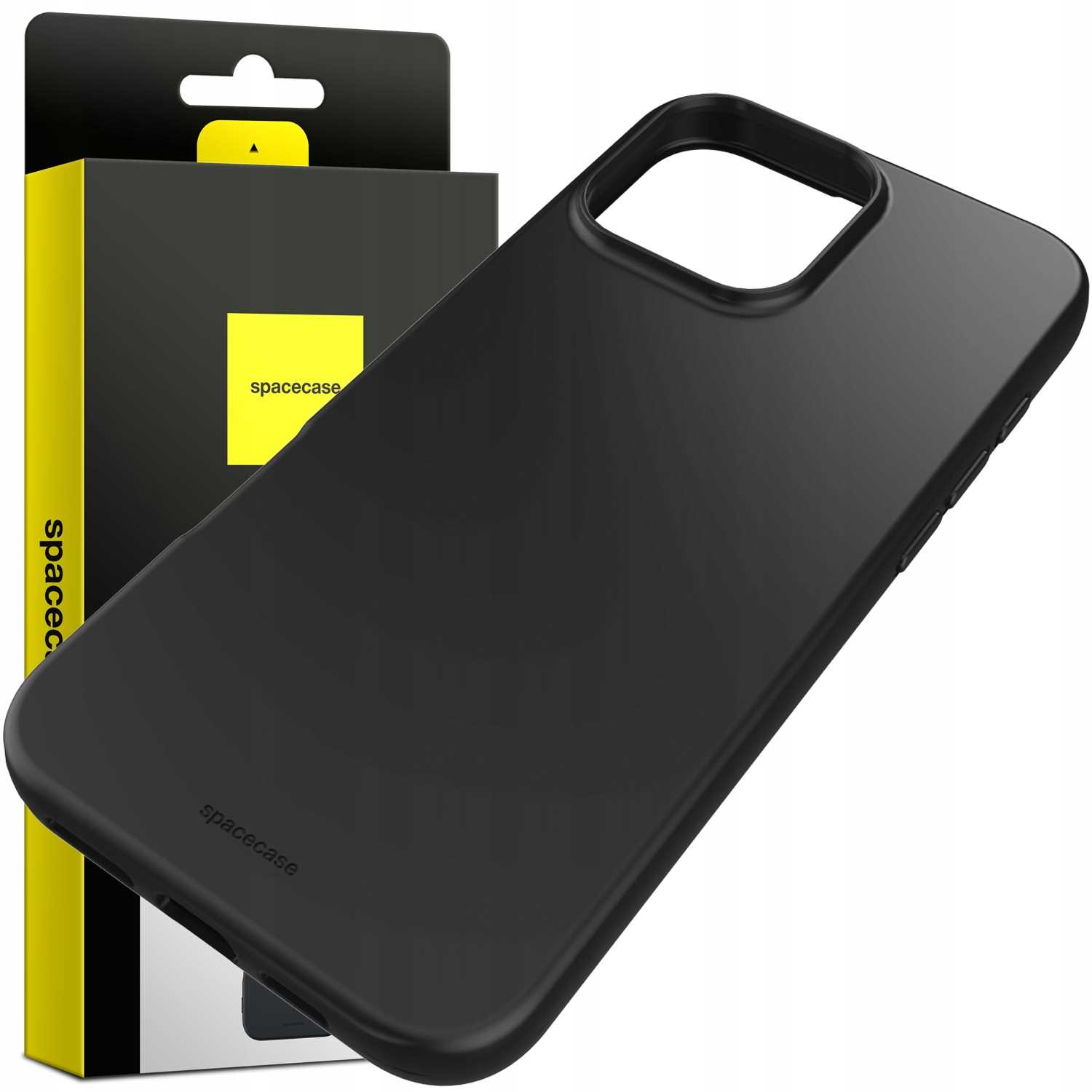 Spacecase Silicone Case iPhone 16 Pro Max black
