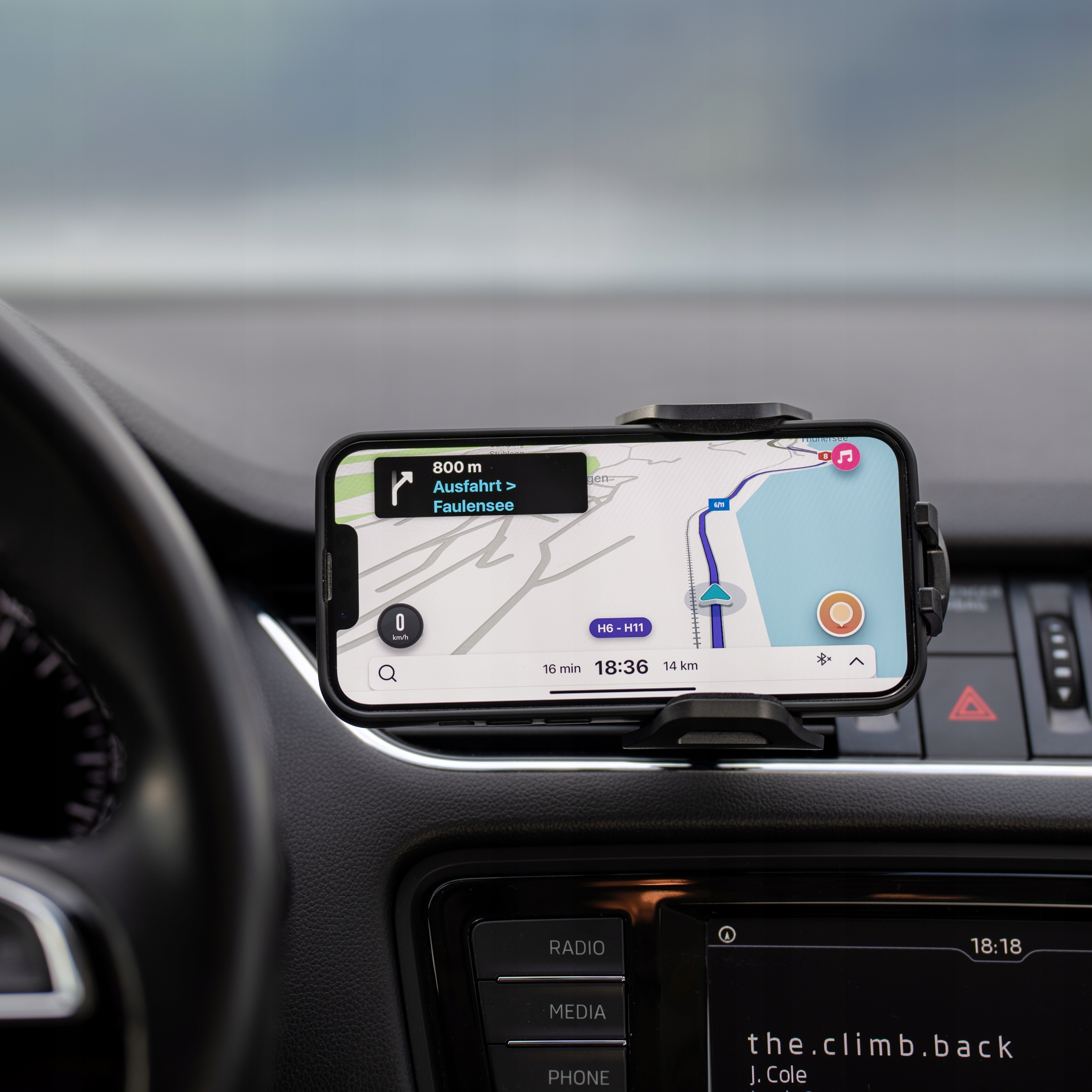 Spacecase Car Holder SC16 Universal Air Vent black