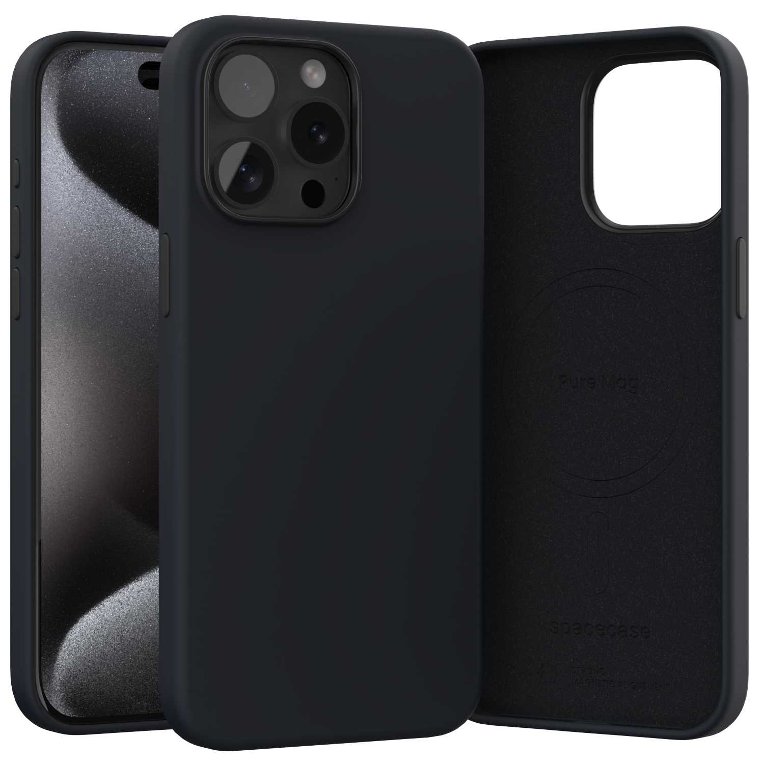 Spacecase Pure Mag Iphone 15 Pro Max Black